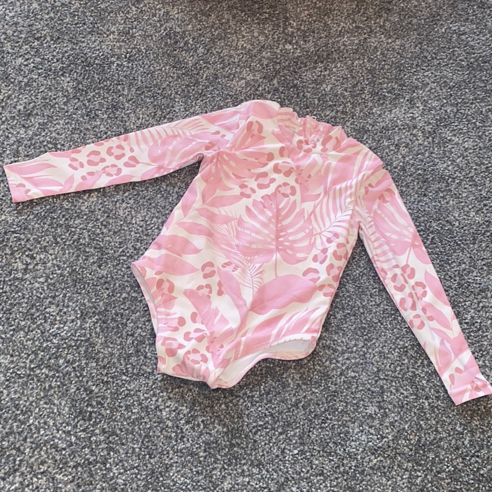 Long sleeve toddler bathing suit